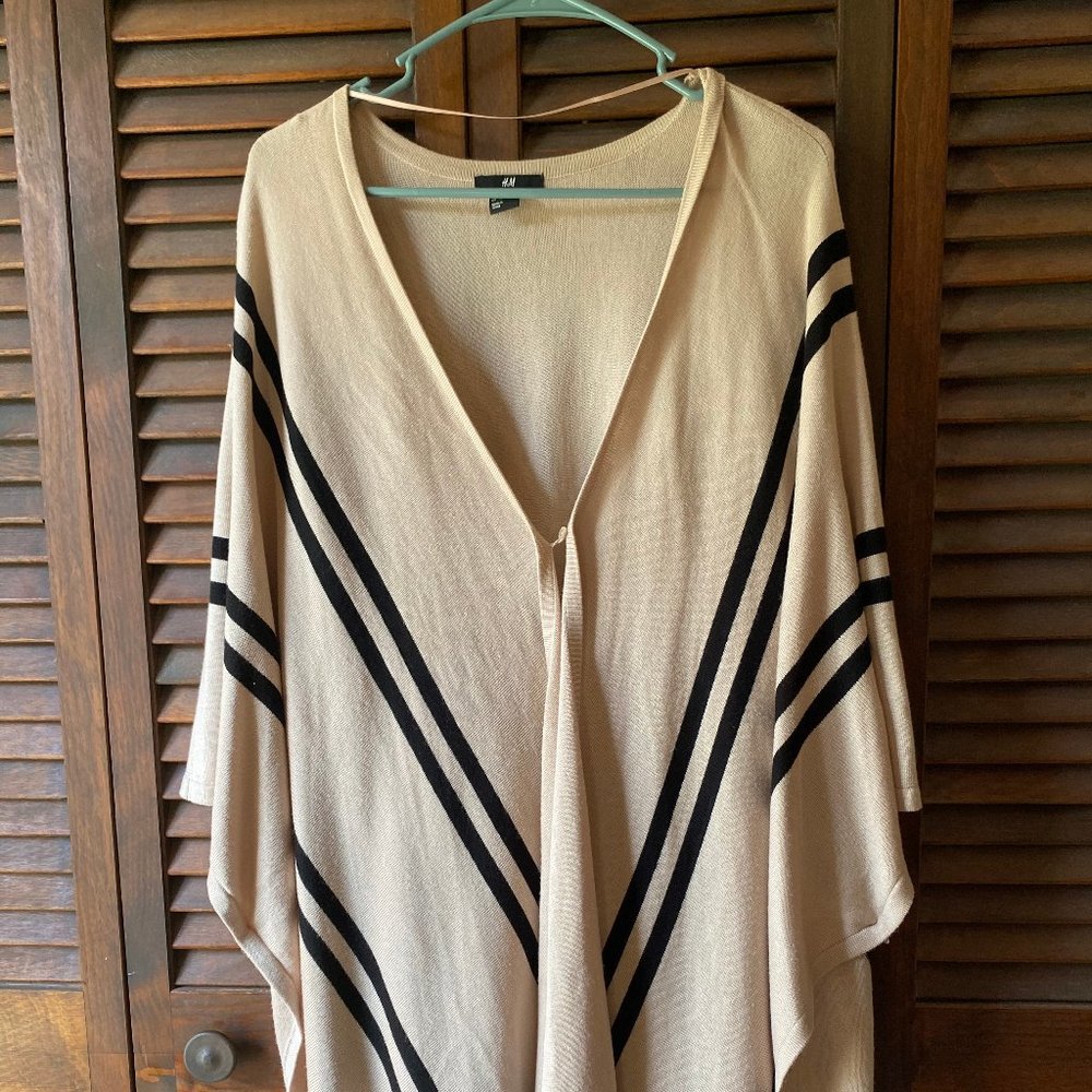 H&M Cardigan Poncho Sweater
